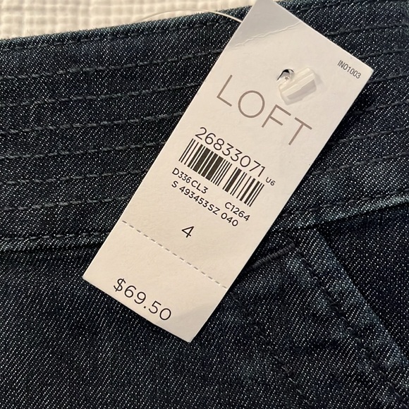 Ann Taylor Loft denim skirt - Picture 2 of 3